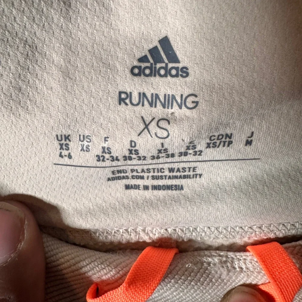 Adidas Running Cold RDY XS Tights Womens Beige Reflective‎ Pocket Leggings
